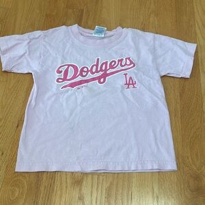 Gildan Pink Dodgers Kids T-Shirt 3T